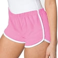 thumbnail image 4 of Womens Lounge Shorts, Audhol Women's 2024 Hot Shorts Solid Color 2 Set Hot Shorts Low Waist Slimming Versatile Comfortable Showing Long Legs Beach Yoga Sports Shorts Lounge Shorts Women Hot Pink M, 4 of 4