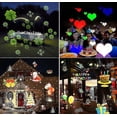 thumbnail image 4 of Luces de proyector de copo de nieve de Navidad iluminación decorativa de paisaje impermeable al aire libre Led, 4 of 4