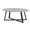 Faux Concrete Gray, variant on ZHICHUN Modern Harmony Oval Coffee Table  White Finish MDF Rubber Wood Sled Legs