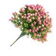 thumbnail image 2 of Ounissouiy 10 flores artificiales de bajo mantenimiento y larga duración para cualquier ocasión flores decoración del hogar flores falsas Decoración del hogar rosa 1, 2 of 6