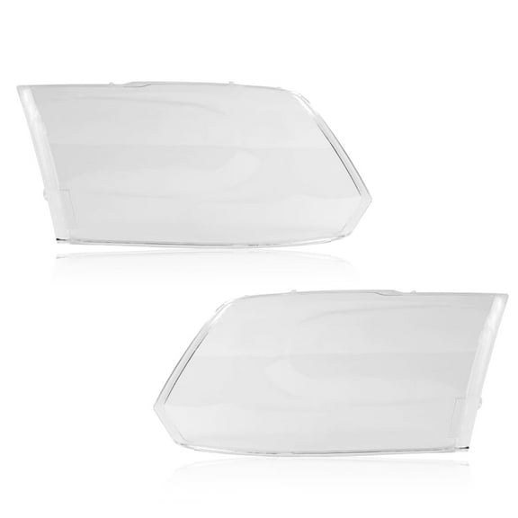 CROSSDESIGN Headlight Lamps Protector Clear Lens Cover Fit For 2009-2018 Dodge Ram 1500 2500 3500
