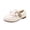 Beige, variant on Women Cute Cartoon Cat Fuzzy Loafers, Adjustable Metal Buckle Strap Round Toe Warm Plush Flat Shoes, Non Slip Soft Sole Winter Casual Walking Shoes