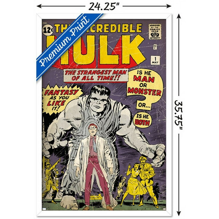 Marvel Comics - Hulk - Incredible Hulk #1 Wall Poster, 22.375\