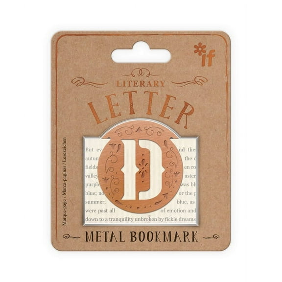 Literary Letters Bookmark Letter D (Other)