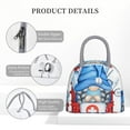 thumbnail image 4 of Easygdp Medicine Gnome Truck Red Bolsa de Almuerzo Insulada Grande, Forro de Aluminio, Diseño Espacioso, a Prueba de Fugas, Ideal para Trabajo, Picnics, Viajes y Actividades al Aire Libre, 4 of 6