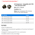 thumbnail image 2 of A/C Compressor - Compatible with 1990 - 1995 Chevy C3500 1991 1992 1993 1994, 2 of 2