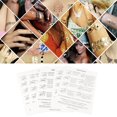 thumbnail image 3 of Conjunto de Pegatinas de Tatuaje Metálico, Pegatinas Desechables temporales Llamativas para Brazos para Fiestas, Festivales, 5 UDS., 3 of 7