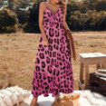 thumbnail image 2 of Leopard Print Pattern Fine Art Sleeveless Dress Summer Dress Woman 2025, 2 of 7