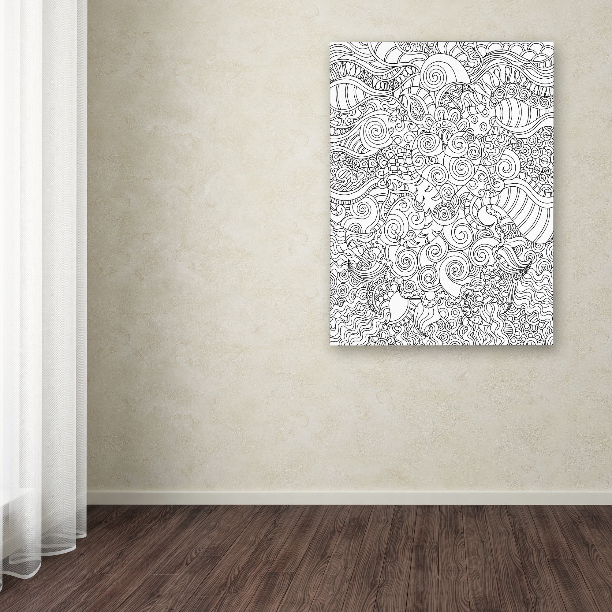 Kathy G. Ahrens 'Mixed Coloring Book 53' Canvas Art 18 x 24
