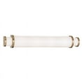 thumbnail image 4 of Hudson Valley Lighting 6630 Malcolm 1 Light 5" Wide Integrated Led Bath Bar - Nickel, 4 of 5