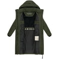 thumbnail image 6 of Marikoo Women's Long Winter Coat with Hood - Knee-Length - Water-Repellent - Chumanii XVI, 6 of 10