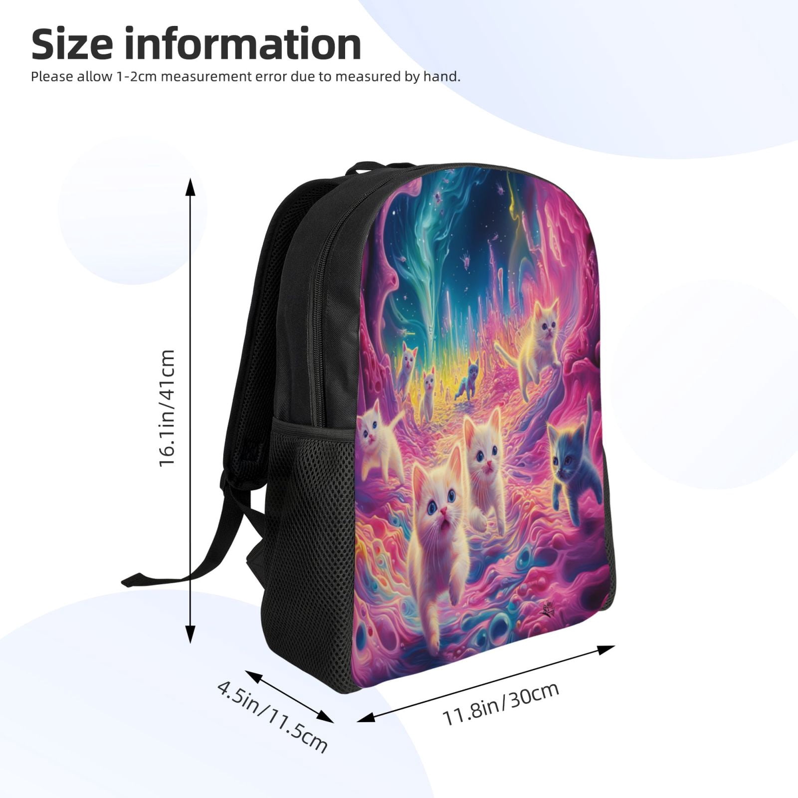Cat Backpack Double Shoulder Backpack Durable, Spacious, Ergonomic Design for Travel, Work & Outdoor Use