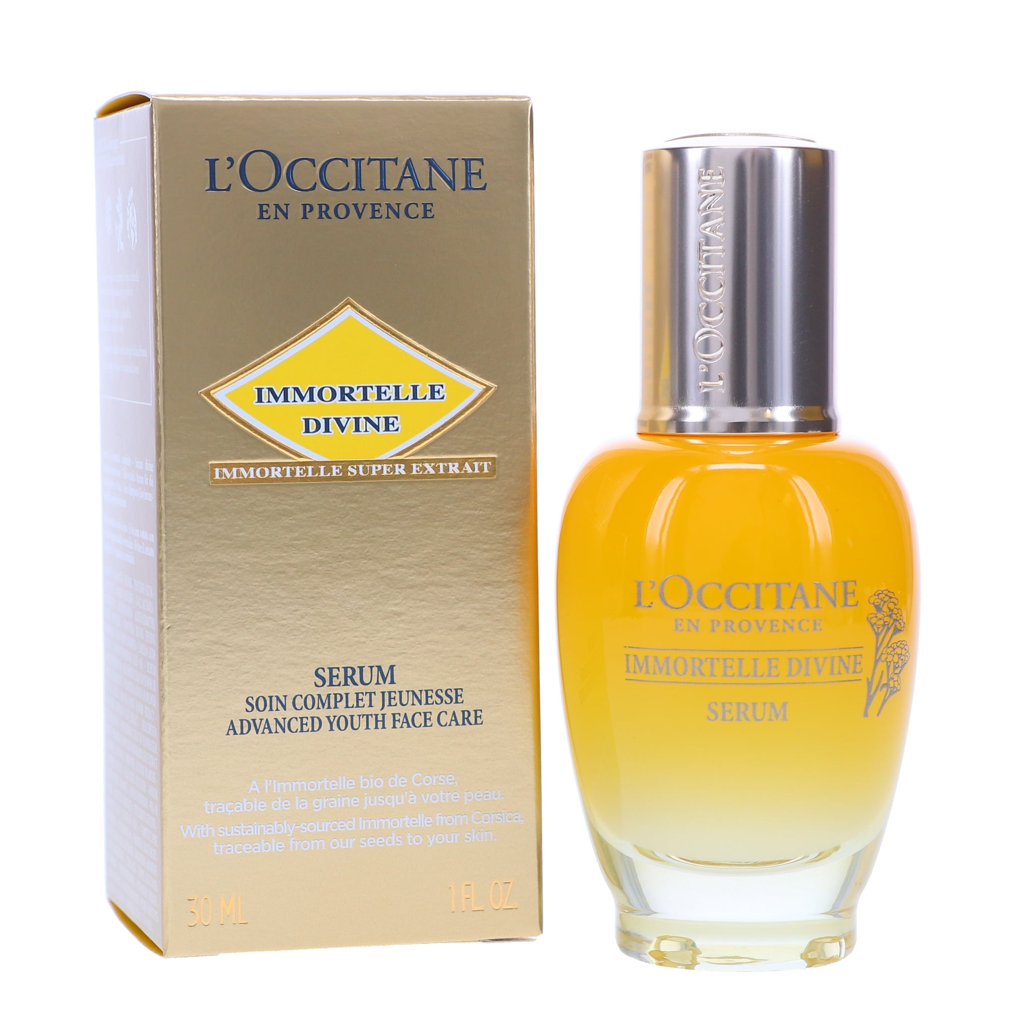 L'Occitane Immortelle Divine AntiAging Facial Serum 1 oz