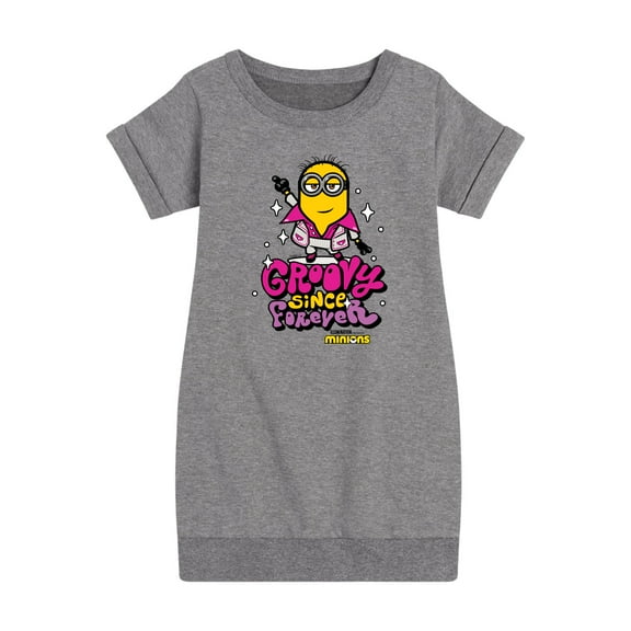 Despicable Me Minions - Groovy Since Forever - Toddler & Youth Girls Fleece Dress