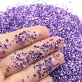 thumbnail image 2 of U8MO 45 Gram Violet Glass Crushed Chips Irregular Shape Nail Art Tips + Storage Box, 2 of 3
