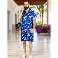 thumbnail image 2 of Conjunto Hombre Verano Camisa y Short a Juego Alberca Playa y Calor, 2 of 5