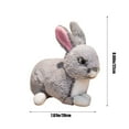 thumbnail image 2 of Darzheoy Bunny Stuffed Animal Plush Bunny 8.6" Easter Stuffed Bunny Plush Rabbit Bedtime Friend Plush Toy Gifts for Girls Boys Kids Christmas Birthday Gifts, 2 of 6