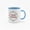 Light Blue, variant on 11 Ounce "Loved Always" Ceramic Mug with Smiling Faces & Hearts Design - Black Handle Coffee Cup for Daily Use