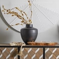 thumbnail image 3 of DecMode 13" Black Glass Vase, 3 of 12