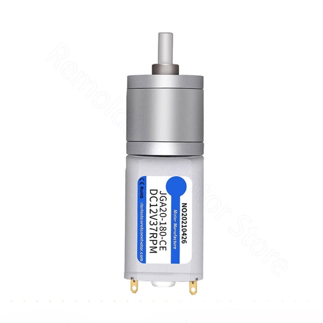 DC 6V 12V 24V Gear Motor 20-833RPM CW CCW Speed Reduction Gearbox Motor JGA20-180 Electric Engine DIY Accessories Car Boat Model