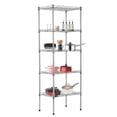 thumbnail image 1 of Estantería BestOffice de 5 niveles de alambre cromado 43x30x122 cm, 340 kg, 1 of 7
