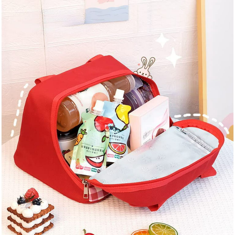 DanceeMangoos Kawaii Bento Box Cute Cartoon Lunch Box Leakproof Lunch  Container with Divided Compartments Japanese Aesthetics Accessories for  Schools