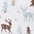 thumbnail image 6 of Great Bay Home Turkish Cotton Printed Flannel Sheet Set  (California King, Snowy Reindeer), 6 of 6