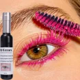 thumbnail image 2 of Máscara de pestañas colorida de fibra de seda, máscara de pestañas de larga duración a prueba de manchas que crea un alargamiento encantador y un volumen grueso Maquillaje de ojos 4D, 2 of 5