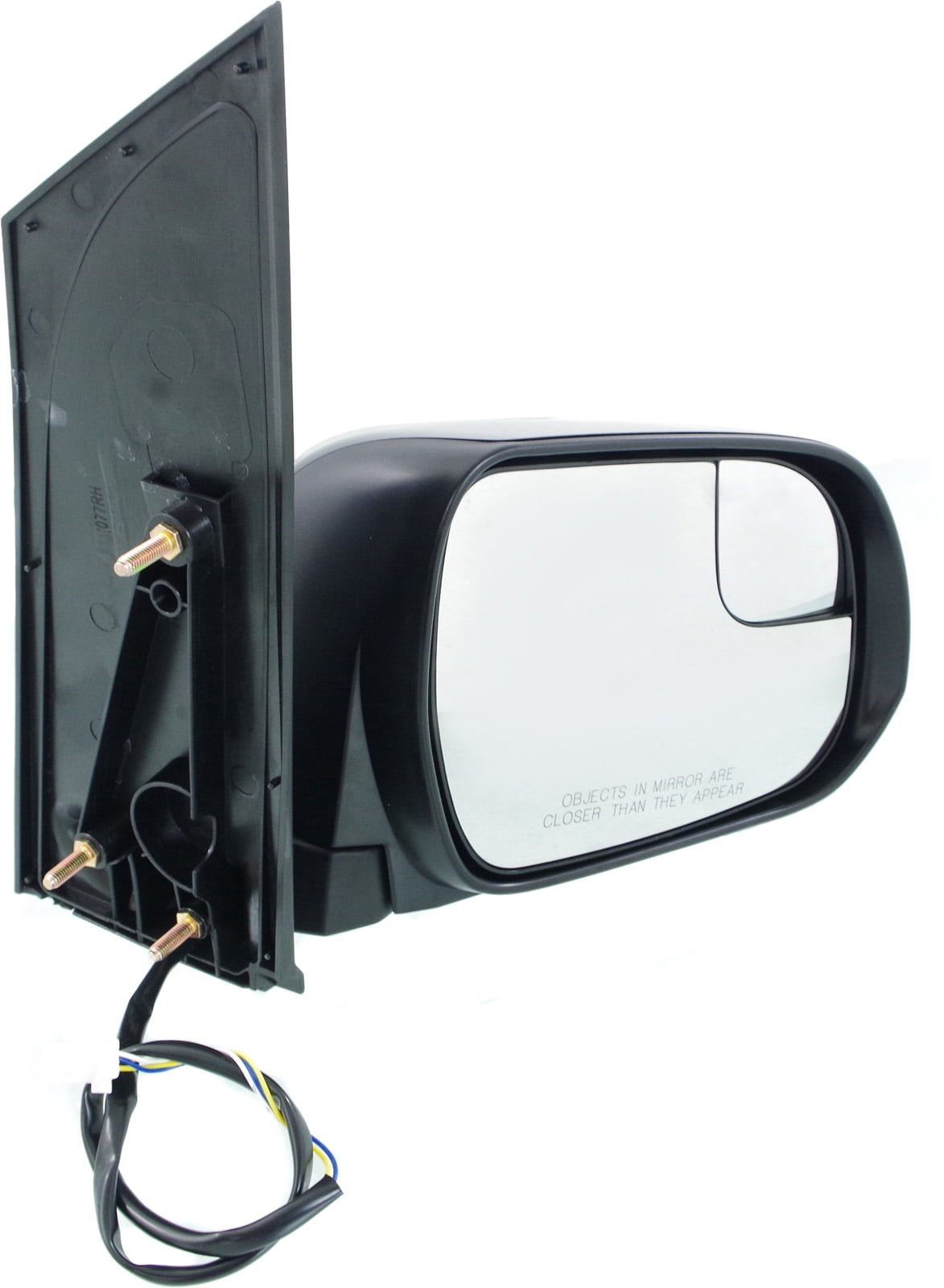 Mirror Compatible With 2015-2020 Toyota Sienna Right Passenger Side w/ Blind Spot Corner Glass Paintable Kool-Vue