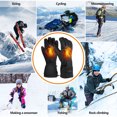 thumbnail image 3 of Muyoka Littleduckling Guantes calefactables recargables Guantes calefactables con bater铆a el茅ctrica 3 niveles de calefacci贸n Manopla Guantes de temperatura ajustable Guantes t茅rmicos con pantalla t谩ct, 3 of 7