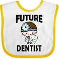 thumbnail image 3 of Inktastic Future Dentist Cute Boys Boys Baby Bib, 3 of 4