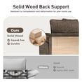 thumbnail image 6 of Sophia&William 123.6"L Modular Sectional Sofa Sets, Modern Chenille Couch 4-Seat Deep Sofa 3 Pillows & Ottomans for Living Room,Taupe, 6 of 10
