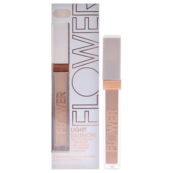Flower Beauty Light Illusion Full Coverage Concealer - L2.5 Vanilla , 0.2 oz Concealer