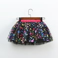 thumbnail image 4 of Hotiary Toddler Baby Girls Halloween Tulle Tutu Fancy Mini Skirt Kids Elastic Waist Print Mesh Pumpkin Bat Puffy Dress Princess Party Skirt for 2-11 Years, 4 of 5