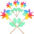 thumbnail image 6 of GOOHOCHY 5 Pieces Small Windmill for Decor Practical and ABS Wood Garden Party Favors Assorted Color, 6 of 8