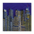thumbnail image 1 of Digital Bandana, Cityscape Square Blue, Unisex Head and Neck Tie, by Ambesonne, 1 of 2