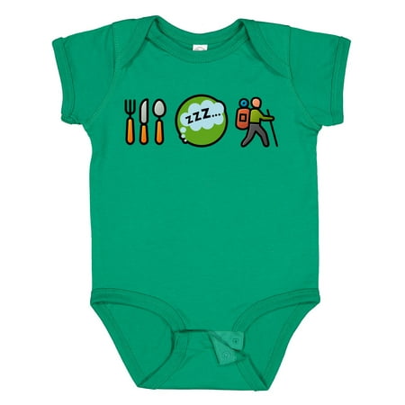

Inktastic Hiking Eat Sleep Hike Gift Baby Boy or Baby Girl Bodysuit