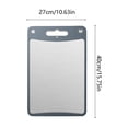 thumbnail image 3 of TIMIFIS Cotton Swab Double Sided Cutting Board Stainless Steel Kitchen Cutting Board Food Grade Stainless Steel Material Easy to Clean Kitchen Gadgets, 3 of 6