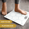thumbnail image 3 of INEVIFIT Bathroom Scale, Highly Accurate Digital Body Weight Scale Up to 400lbs - White, 3 of 7