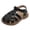 Black, variant on Krdevn Toddler Kids' Closed-Toe Fisherman Sandals Adjustable Buckle Soft Comfortable Summer Casual Dressy Shoes,Sizes 1-1.5 Years