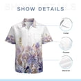 thumbnail image 7 of High Quality Hawaiian Shirts for Men Short Sleeve Aloha Beach Shirt Floral Summer Casual Button Down Shirts Blouses OKG73A, 7 of 7