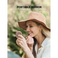 thumbnail image 6 of Compact Mirror for Purse, Pack of 24 Double-Sided 1X/2X Magnifying Round Metal Pocket Makeup Mirrors(Rose Gold, Mix Diamond), 6 of 6