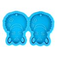 thumbnail image 1 of Crystal Earring Molds Snowflake Rhombus Shaped Silicone Mold Handmade Pendant, 1 of 5