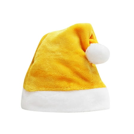 

Aligament Christmas Hat Christmas Hat Adult Christmas Holiday Hat Unisex Velvet Cozy Christmas Hat Thickened Classic Suitable For Christmas New Year Festive Party Supplies