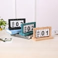 thumbnail image 4 of 1pc Minimalist Solid Wood Calendar 2025: Desktop/Decorative, Universal for All Years, Fit Bedroom/Study/Office Decor, Ideal Holiday Gift (Wood Color), 4 of 5