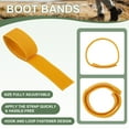 thumbnail image 3 of Uxcell Boot Straps, Boot Elastic Ankle Strap Bands Hook and Loop Yellow 14", 3 of 7