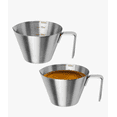 thumbnail image 1 of Xtellar Tazas Medidoras De Café Espresso Vaso Medidor Con Leche Plateado, 1 of 1