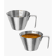 thumbnail image 1 of Xtellar Tazas Medidoras De Café Espresso Vaso Medidor Con Leche Plateado, 1 of 1