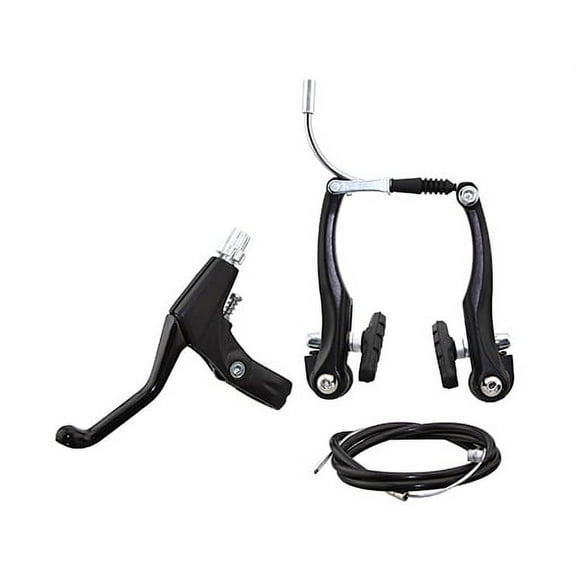 v-brake front with lever black. Bike brake