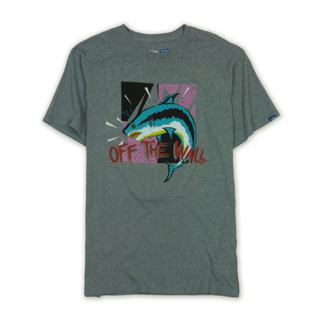 Camiseta gráfica Vans Otw Shakattack para hombre gris mediana